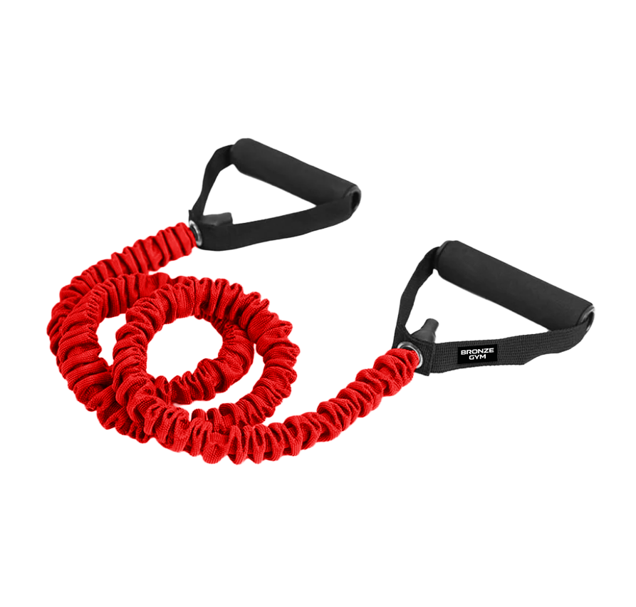 Эспандер трубчатый в рукаве BRONZE GYM,сильное сопр.