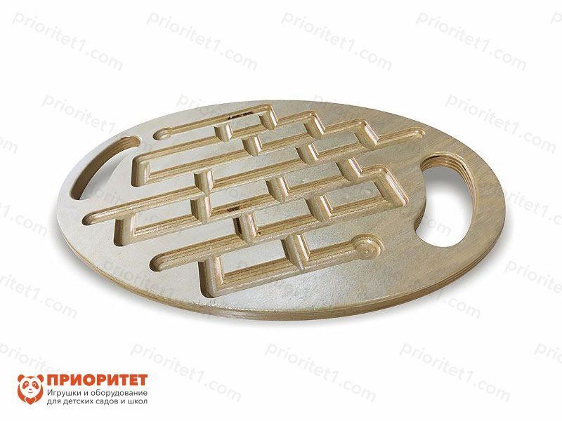 Тактильно-развивающая панель-лабиринт «Кирпичики»