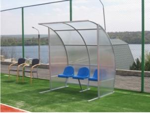 Фото Кабинка трехместная крытая