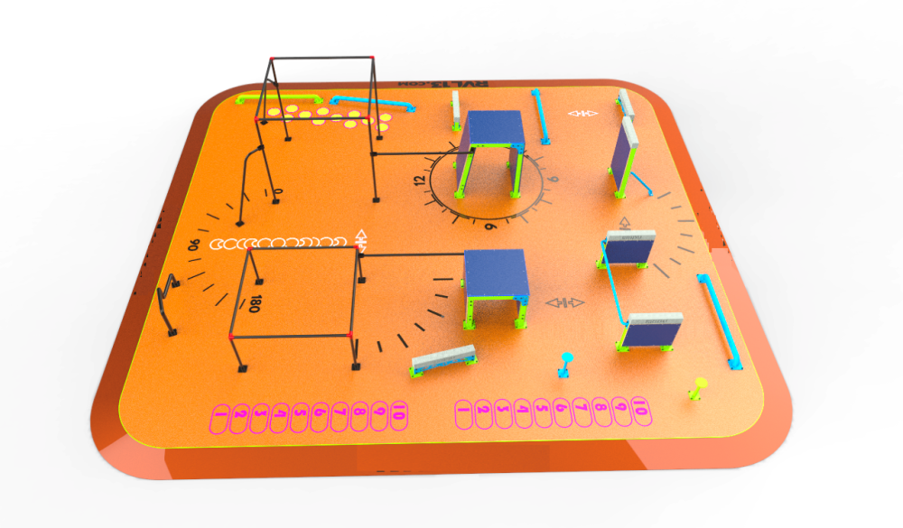 Фото Площадка для паркура 110м2