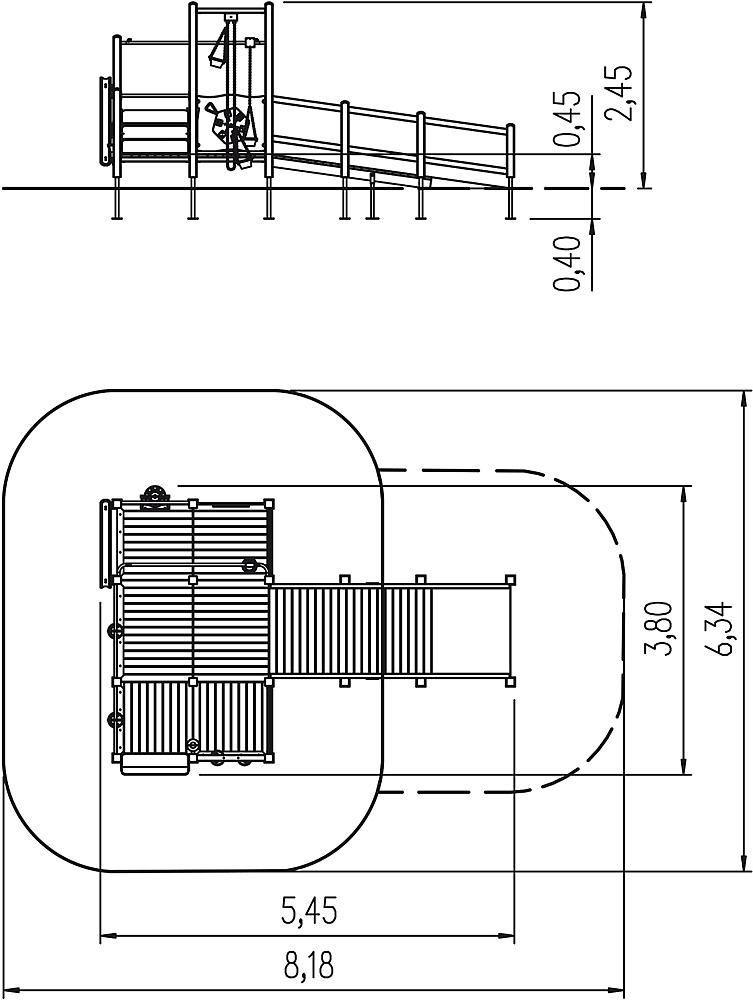 Фотографии Пандусная площадка для игр с песком "Вместе"