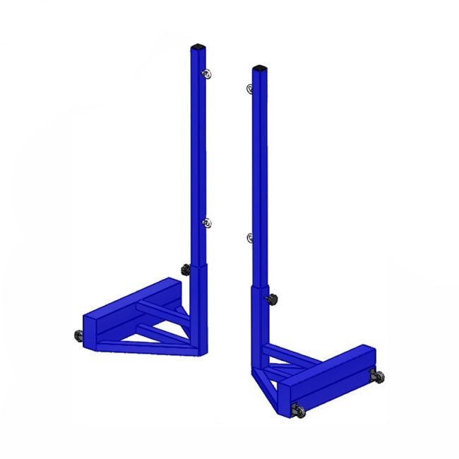 Фотографии Стойки для бадминтона мобильные с противовесом (цвет синий)  Pioner A12877