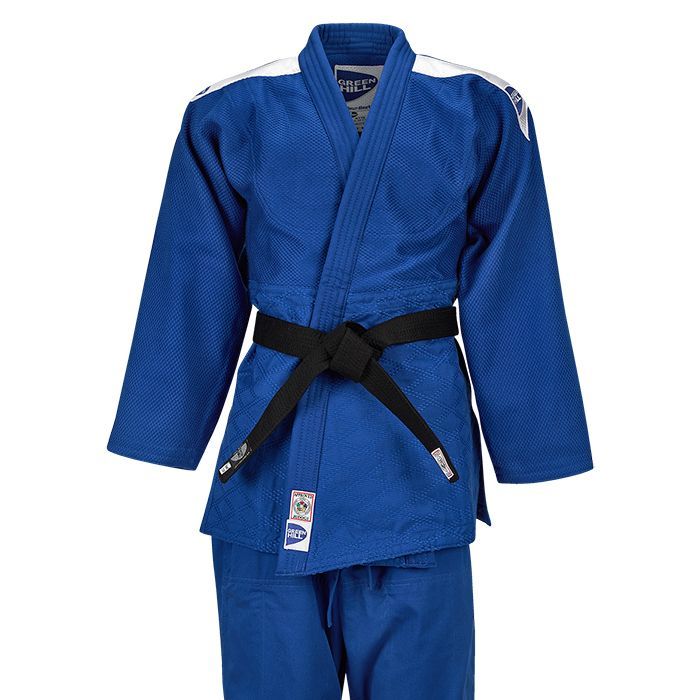 Фотографии Кимоно Дзюдо Green Hill Super одобрено IJF JSS-10212 , синее