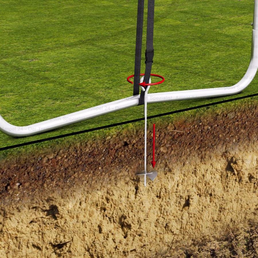 Фотографии Колья для крепления батута к земле UNIX Line (3 шт.)