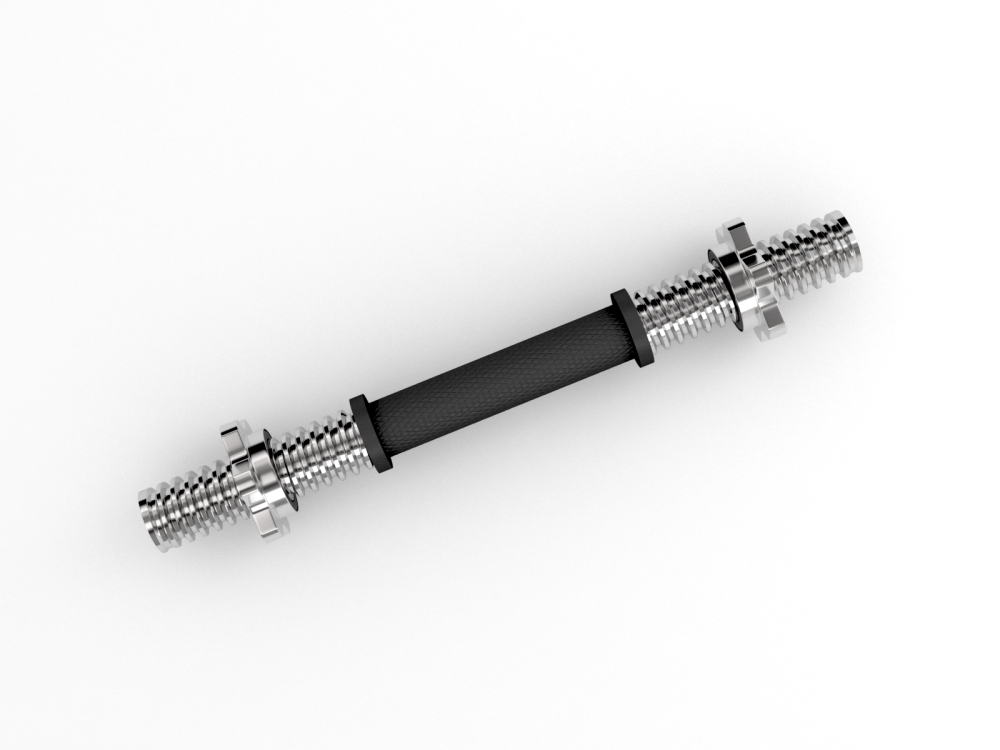 Фото Гриф гантельный обрезиненный UNIX Fit 350 мм / 25 мм