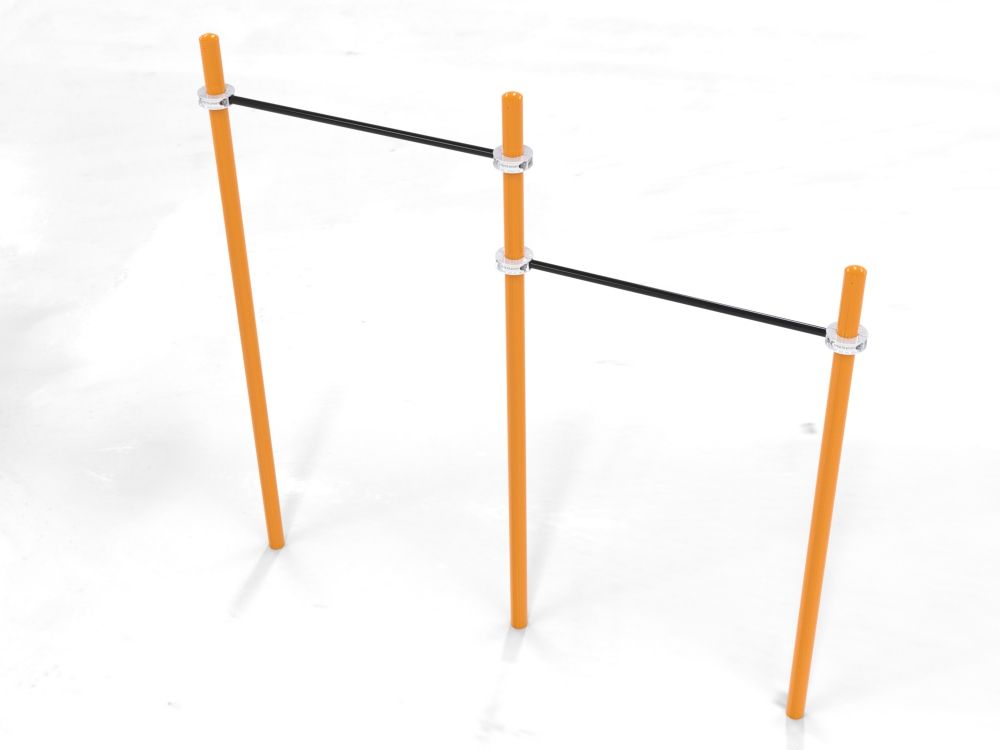 Фото Турник уличный двойной для Воркаут Pioner A17260