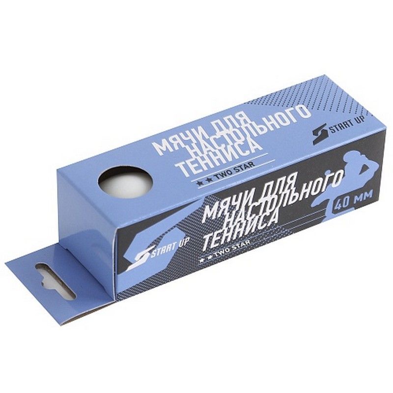 Фотографии Мячи для настольного тенниса Start Up 2 Star BA-01 (3 шт)