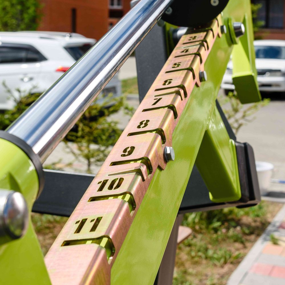 Фотографии Уличный тренажер Верхняя тяга с переменной нагрузкой