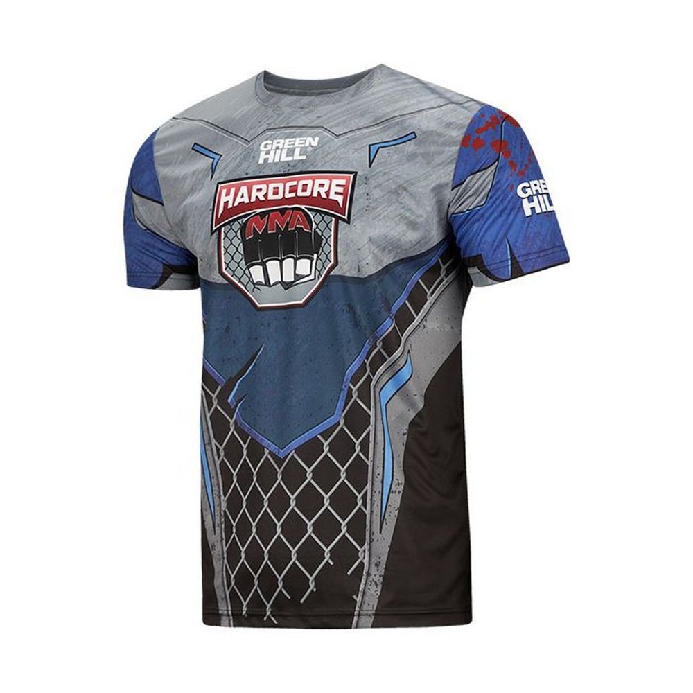 Фото Футболка Green Hill Hardcore MMA TSH-10570 сине-чёрный