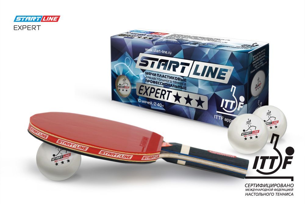 Фотографии Мячи Start line EXPERT V40+ 3* (ITTF) (10 шт)
