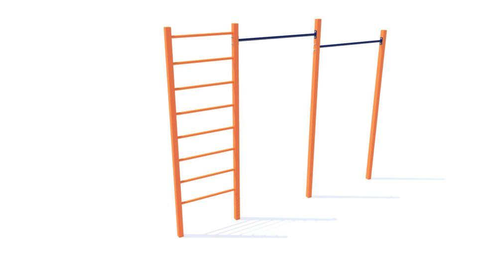 Фото Шведская стенка и два турника