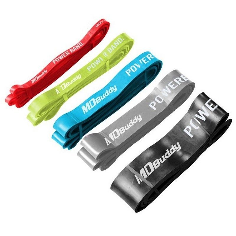 Фото Резиновая петля тренировочная L(4,5 см) MD Buddy MD1353 черная