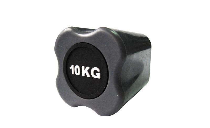 Фотографии Бодибар FT 10 кг серый наконечник