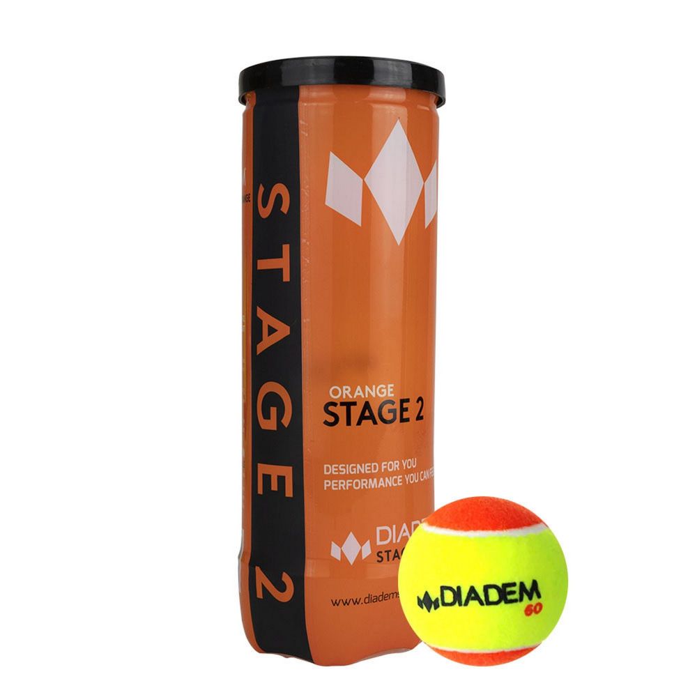Фотографии Мяч теннисный детский Diadem Stage 2 Orange Ball BALL-CASE-OR оранжевый