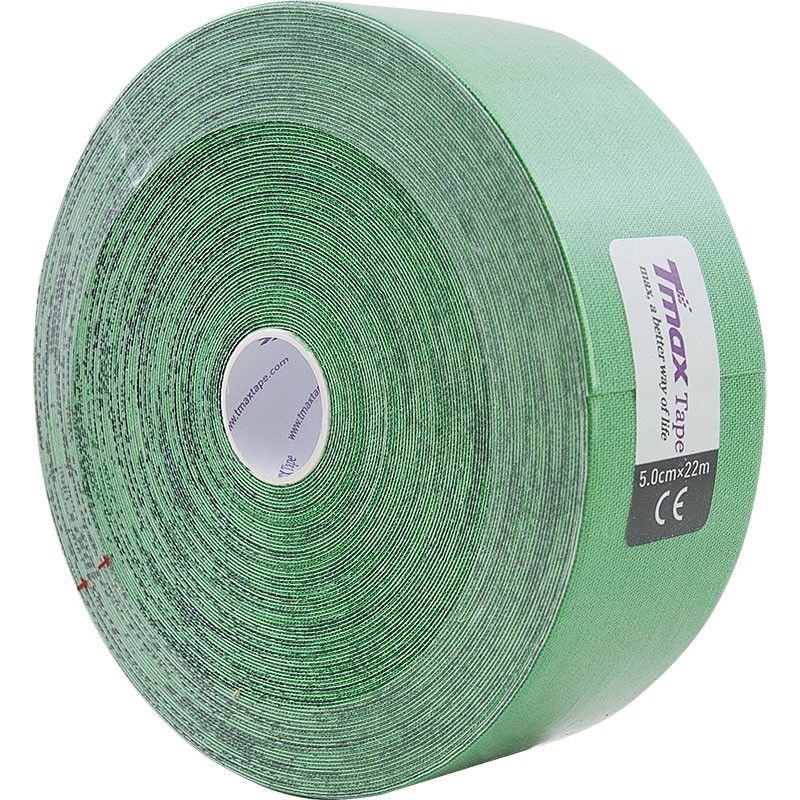 Фото Тейп кинезиологический Tmax 22m Extra Sticky Green зеленый