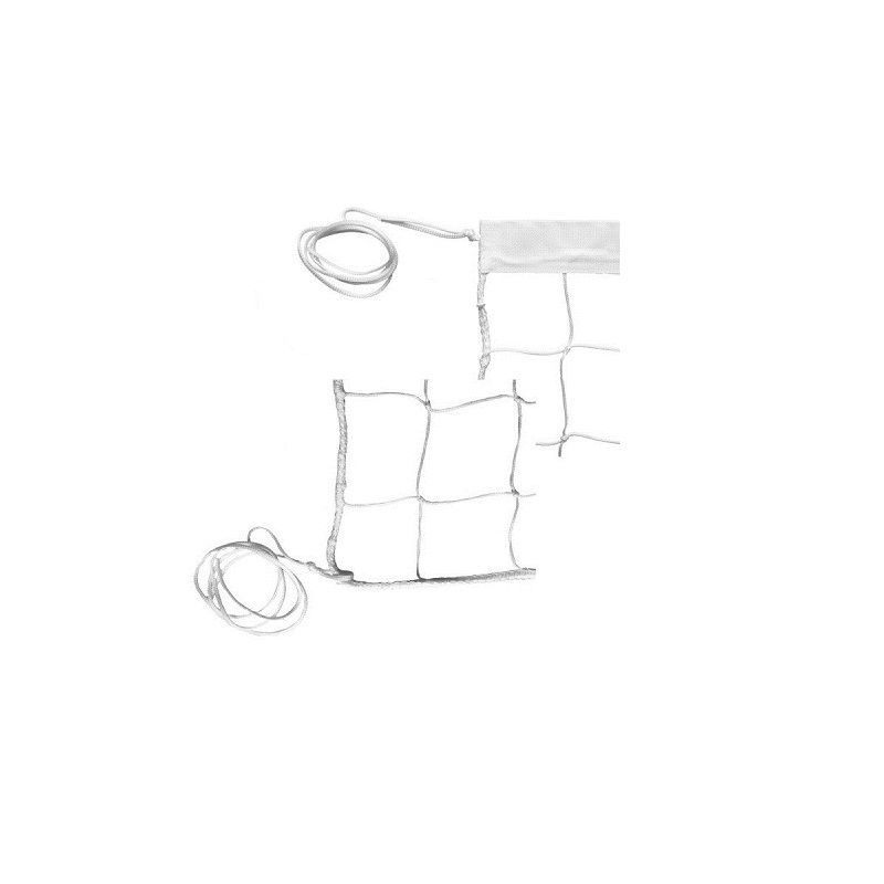 Фото Сетка волейбольная ?=1,8мм, белая, обшитая капроном с 1-й стороны  Pioner A12979