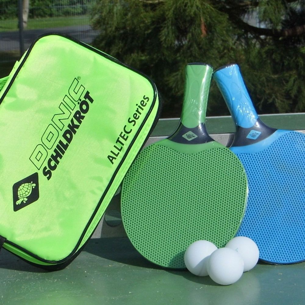Фотографии Набор DONIC ALLTEC HOBBY OUTDOOR (2 ракетки, 3 мячика, чехол)