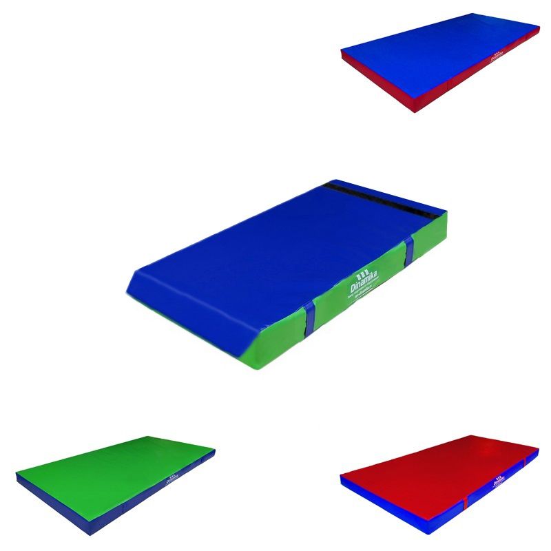 Фотографии Мат гимнастический 100х50х10см винилискожа-велькро (холлослеп/холлофайбер)  Pioner A10534
