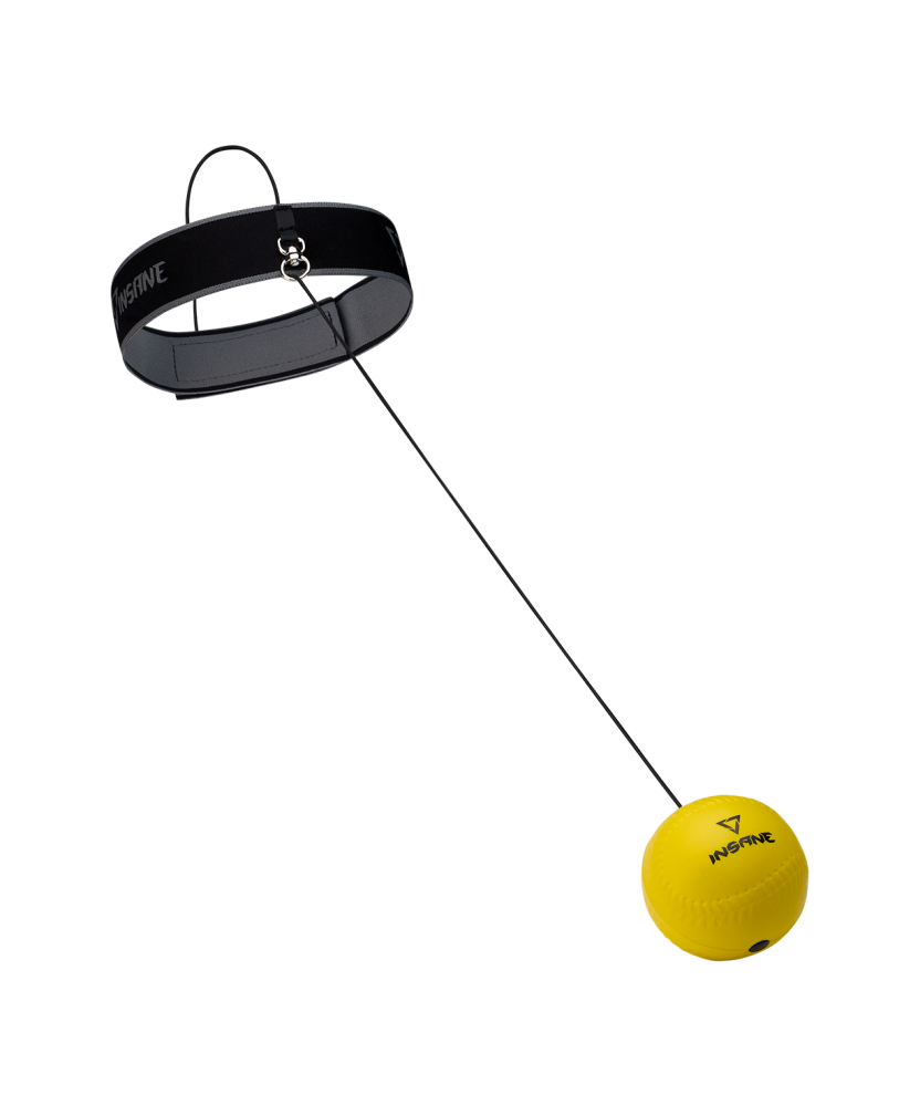 Фотографии Мяч боевой IN23-FB103 на резинке, желтый