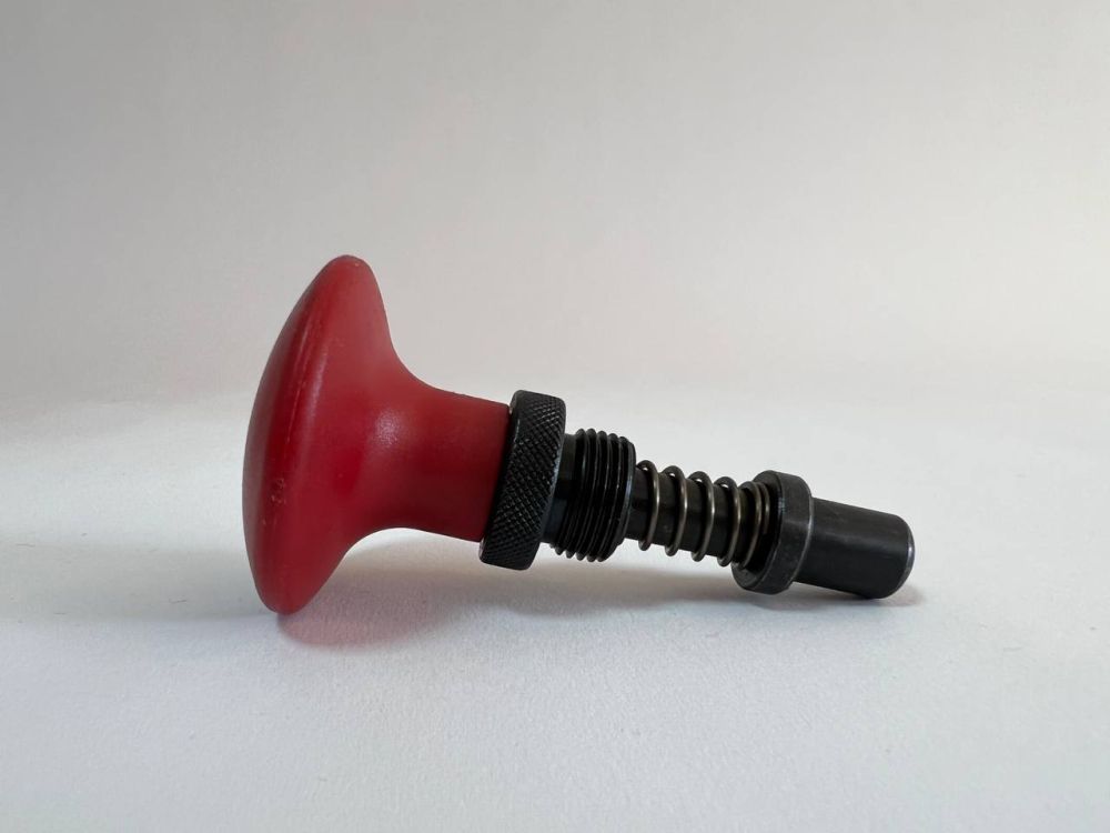 Фото Фиксатор подпружиненный малый с красной головкой (GFID71)