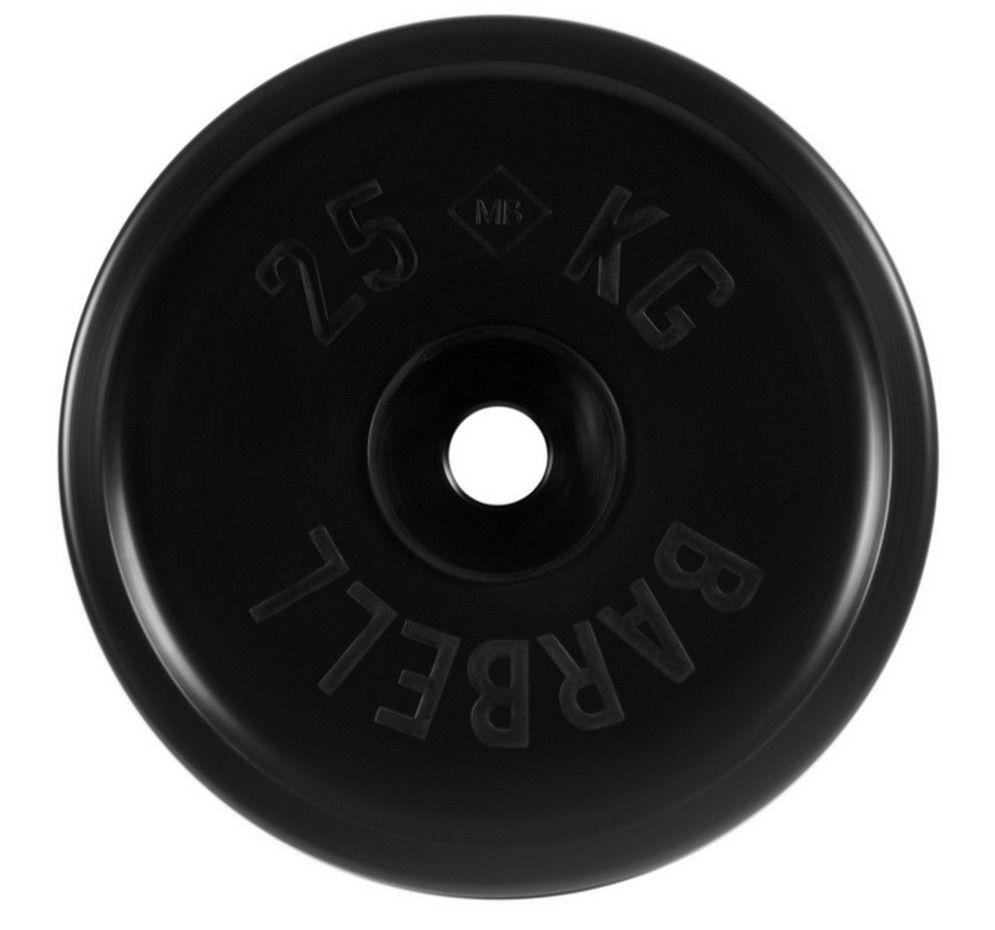Фото Диск олимпийский d51мм евро-классик MB Barbell MB-PltBE-2,5 2,5 кг черный