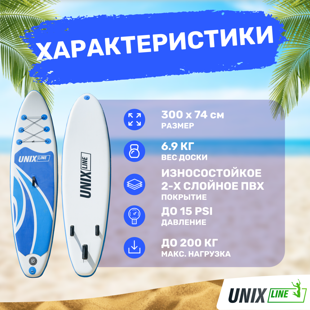 Фотографии SUP-борд UNIX Line Big Wave (300 см)