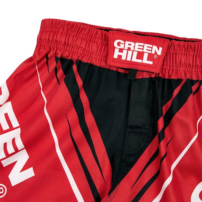Фотографии Шорты Green Hill MMA SHORT IMMAF approved MMI-4022, красные