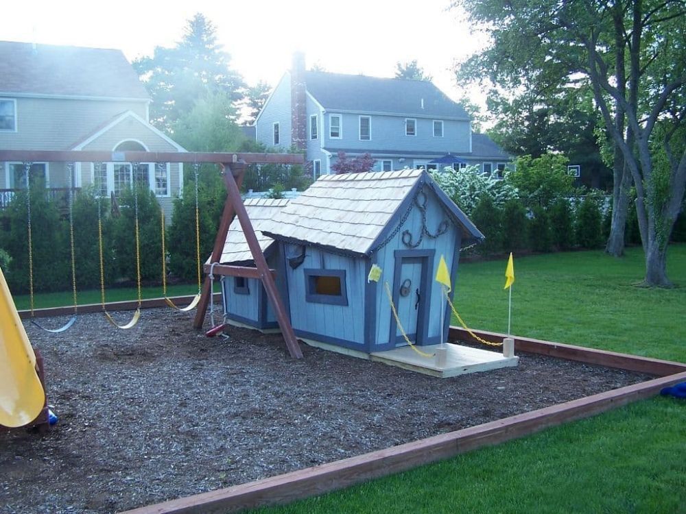 Фотографии Детский игровой домик Крепость двойной