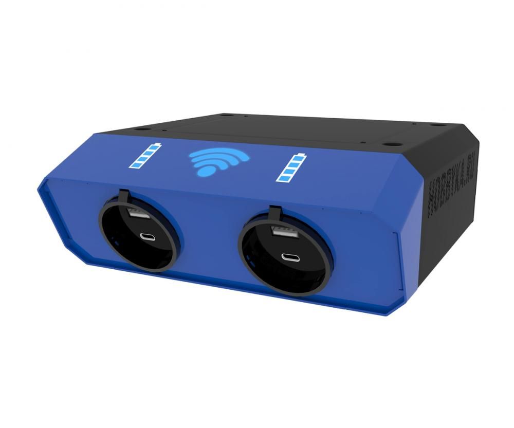 Фото Зарядное устройство и точка доступа Wi-Fi «Валли» 2xUSB и 2xTYPE-C
