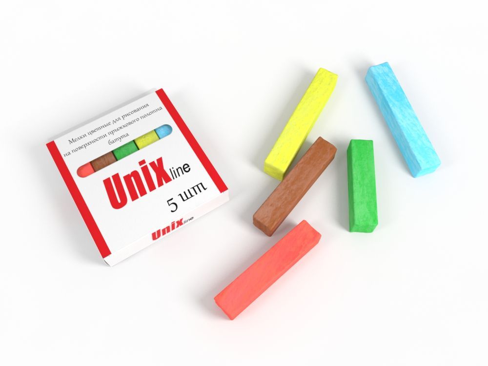 Фотографии Мелки для рисования на батуте UNIX Line (5шт.)