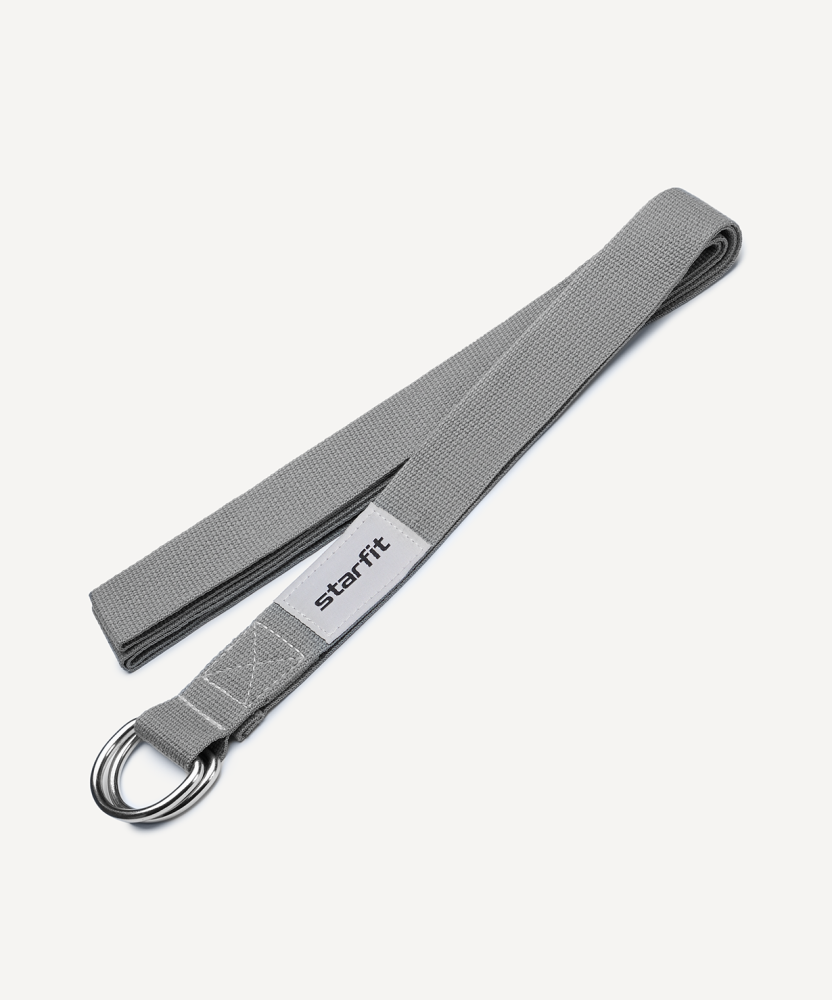 Фотографии Ремень для йоги YB-100 240 см, темно-серый