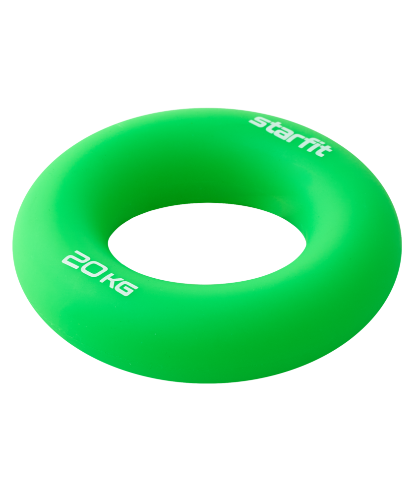 Фотографии Эспандер кистевой ES-404 Кольцо, 20 кг, силикагель, зеленый