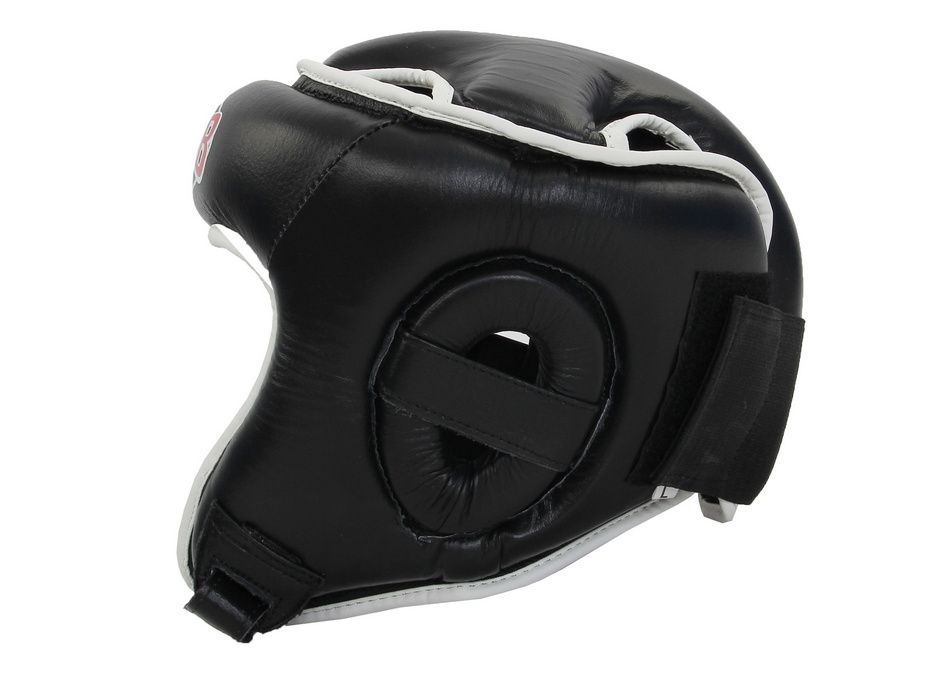 Фотографии Шлем боксерский Jabb JE-2093 натуральная кожа черный