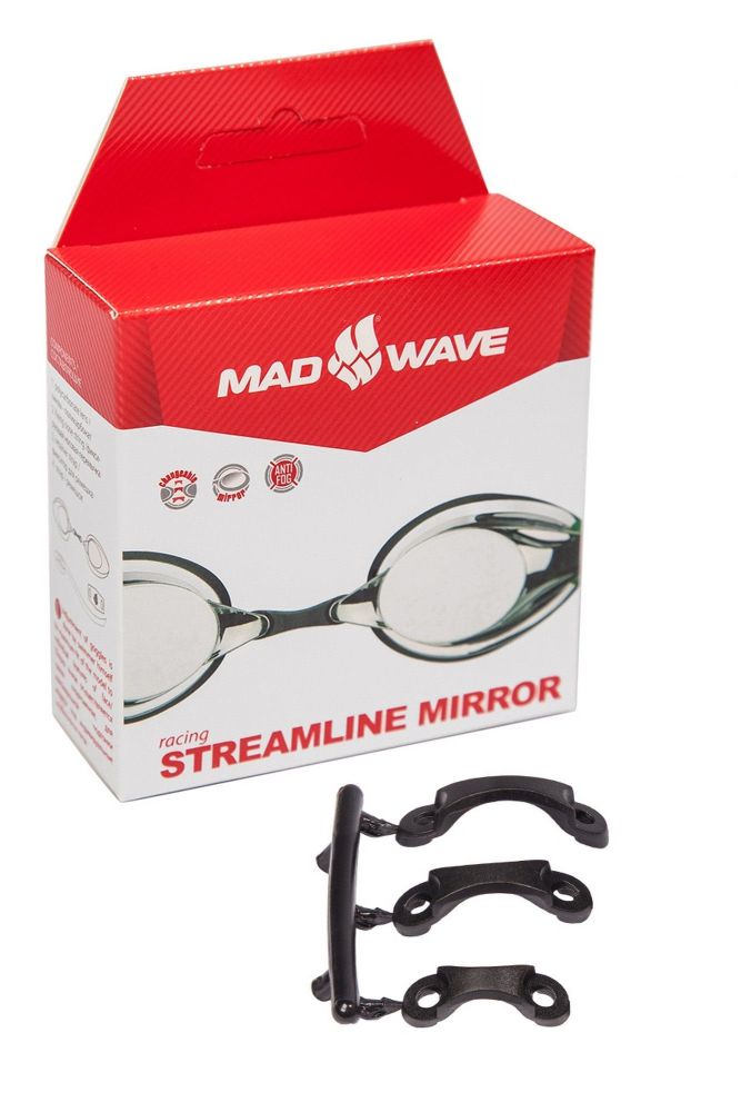 Фотографии Стартовые очки Mad Wave Streamline Mirror M0457 02 0 10W зеленый