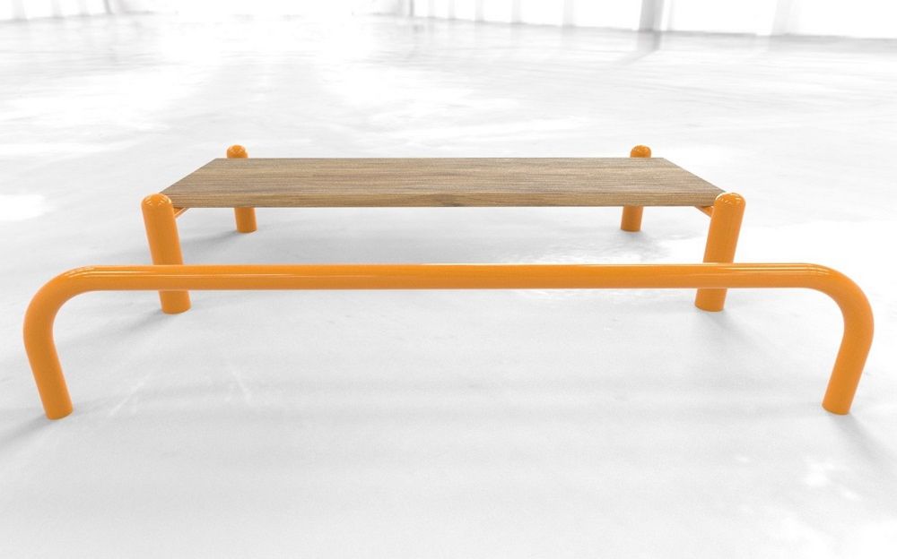 Фотографии Лавочка Воркаут для пресса с упором для ног Pioner A17330