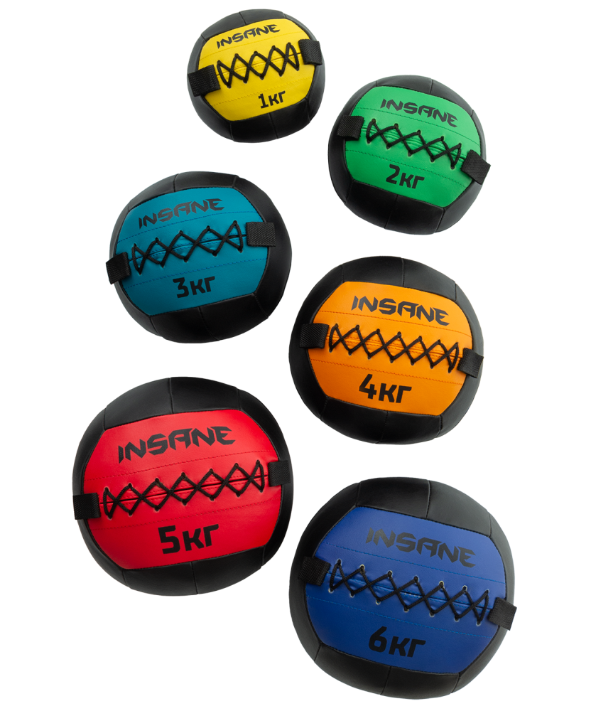 Фотографии Медбол IN24-WB200, 1 кг, желтый