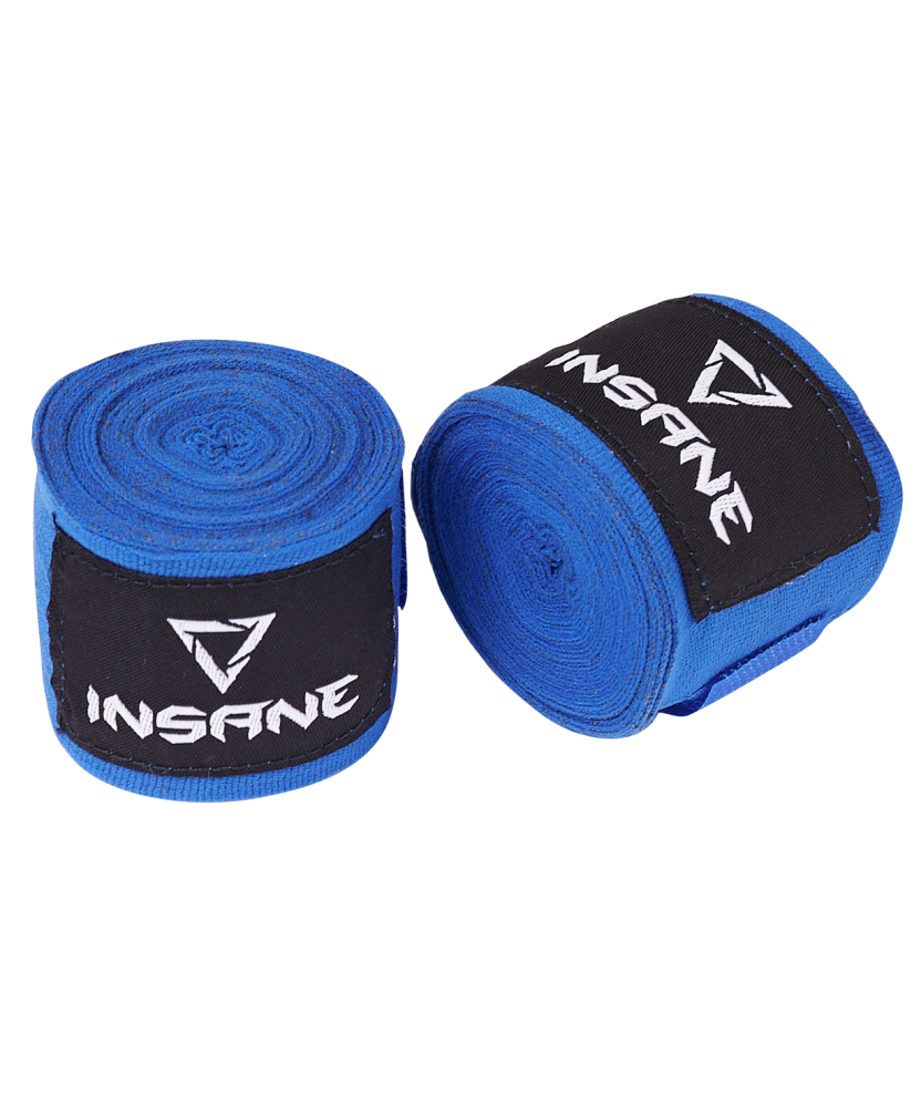 Фотографии Бинт боксерский COBRA, хлопок/нейлон, синий, 4,5 м