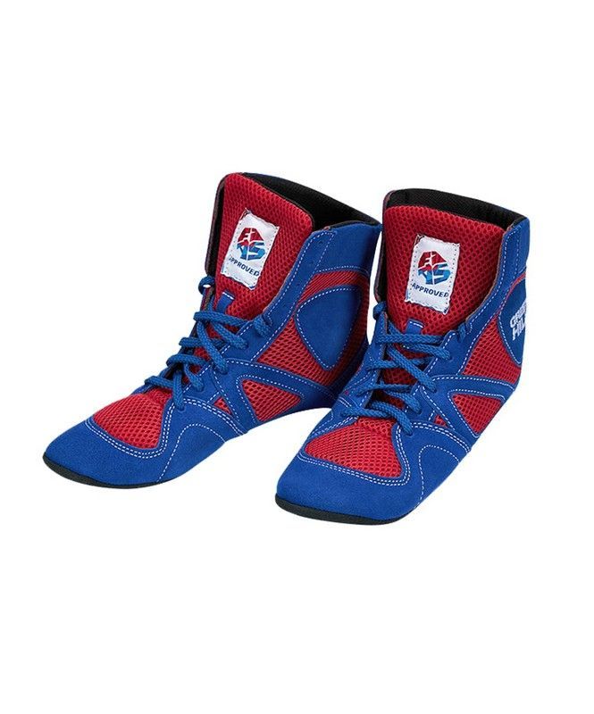 Фотографии Обувь для самбо Green Hill TRIUMPH FIAS WS-3040Т синий\красный