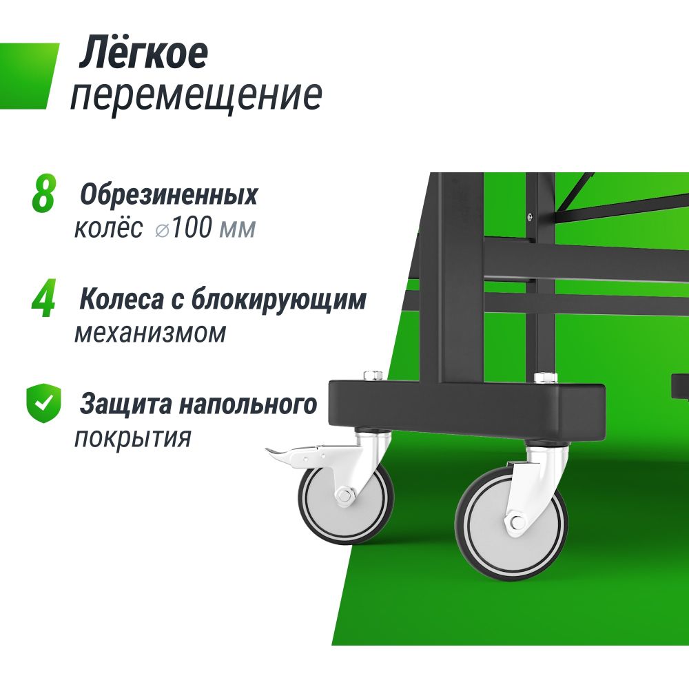Фотографии Всепогодный теннисный стол UNIX Line для улицы Extra Outdoor 6 мм ACP, черный