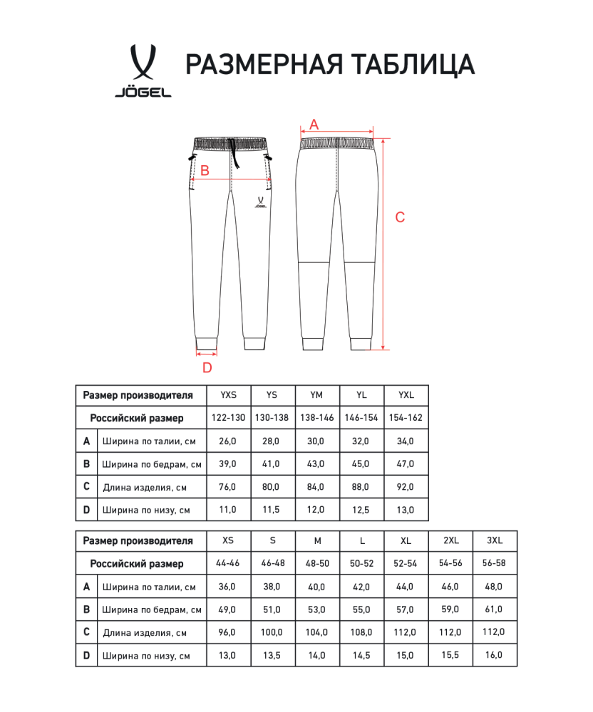 Брюки JOGEL ESSENTIAL Athlete Pants, серый, детский