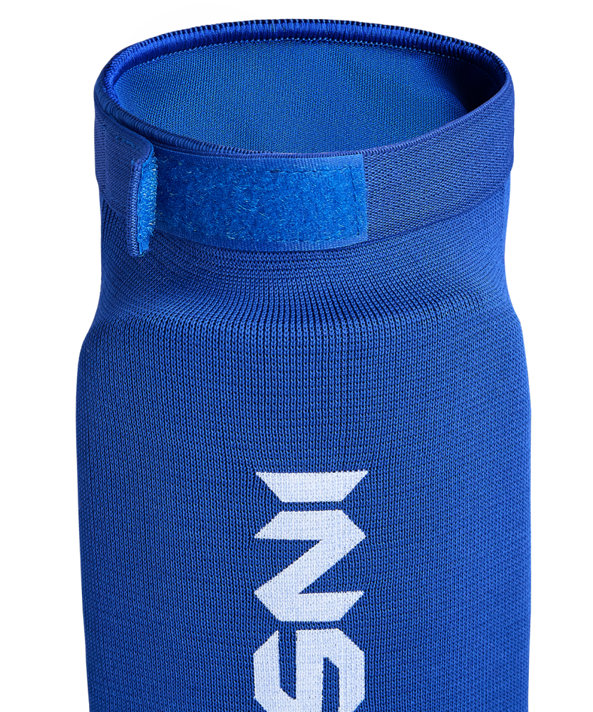 Защита голень-стопа PROTEGAT, полиэстер/спандекс, синий