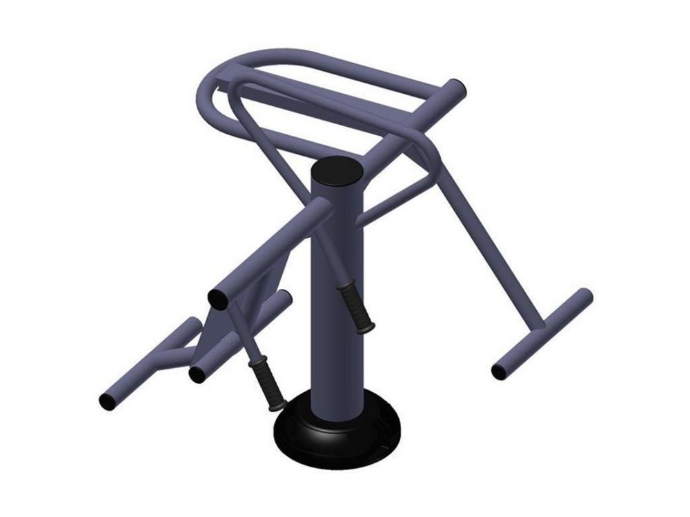 Фотографии Тренажер уличный детский «Пресс+Гиперэкстензия» Pioner A17331