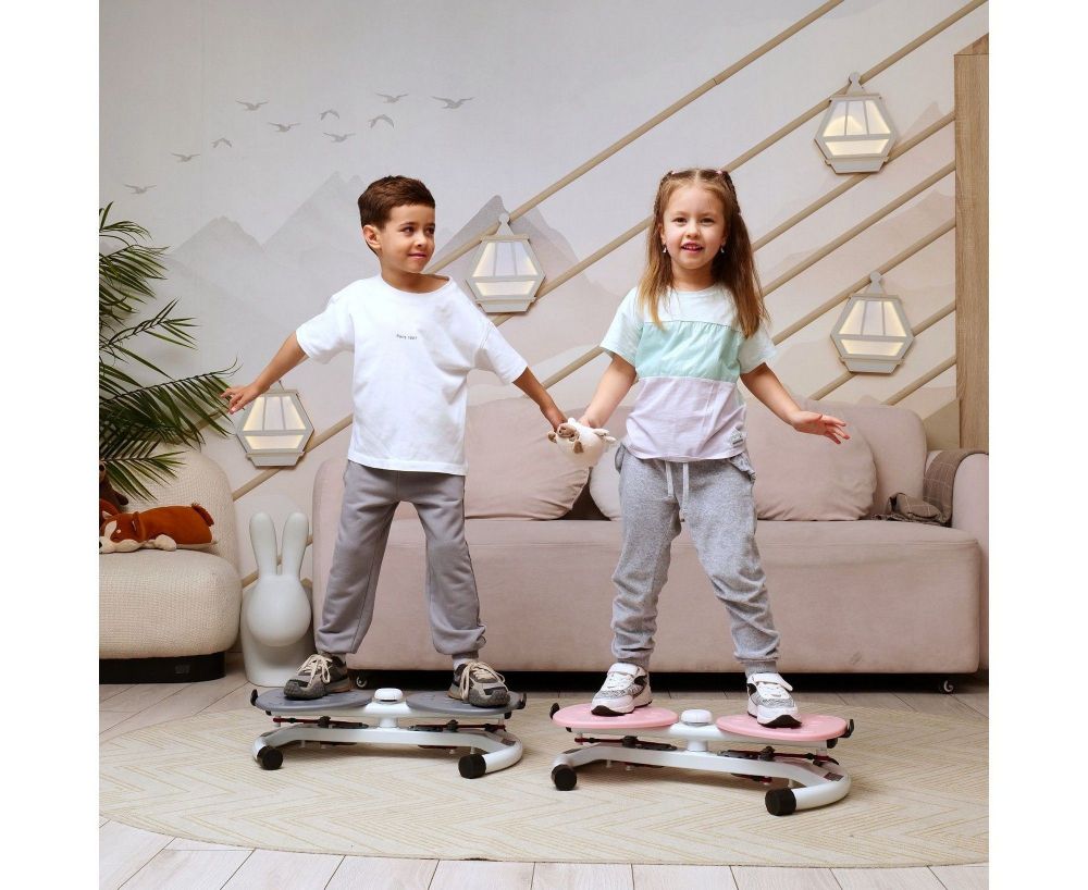 Фитнес платформа DFC Twister Bow с эспандерами TW-S108GR серый