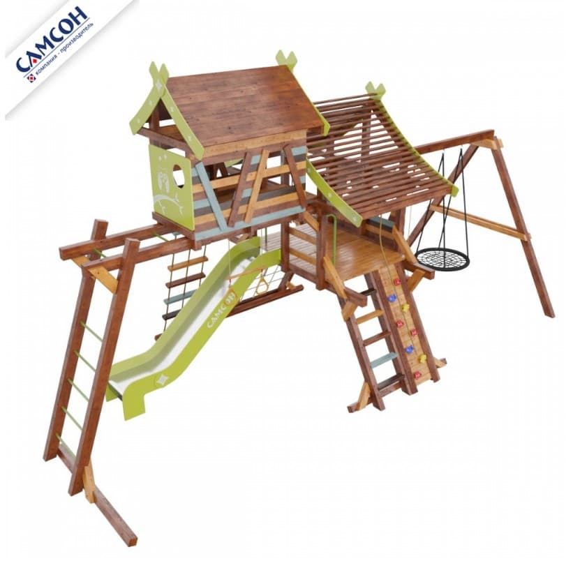 Фото Детская игровая площадка Самсон Хижина Аквитания