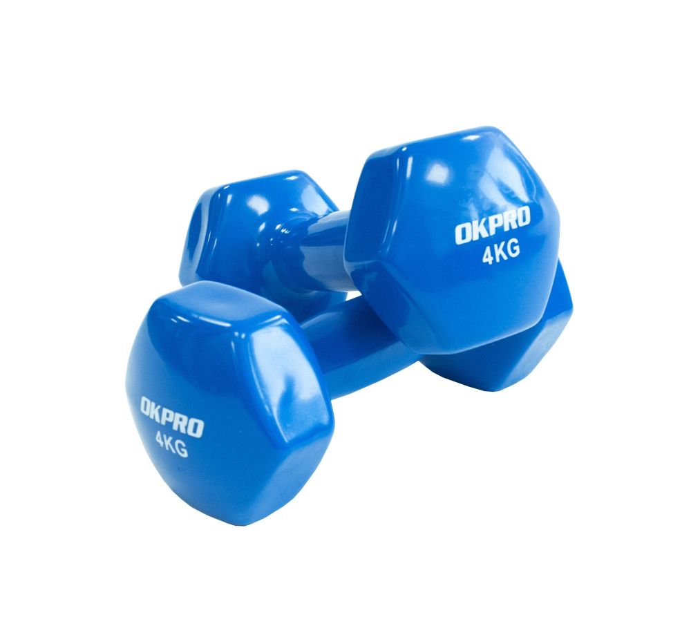 Гантель виниловая 4 кг для групповых программ