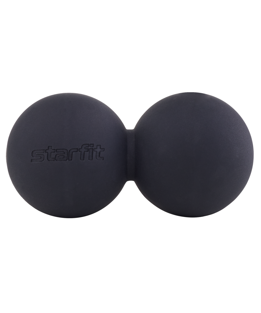 Фото Мяч для МФР RB-106, 6 см, силикагель, двойной, черный