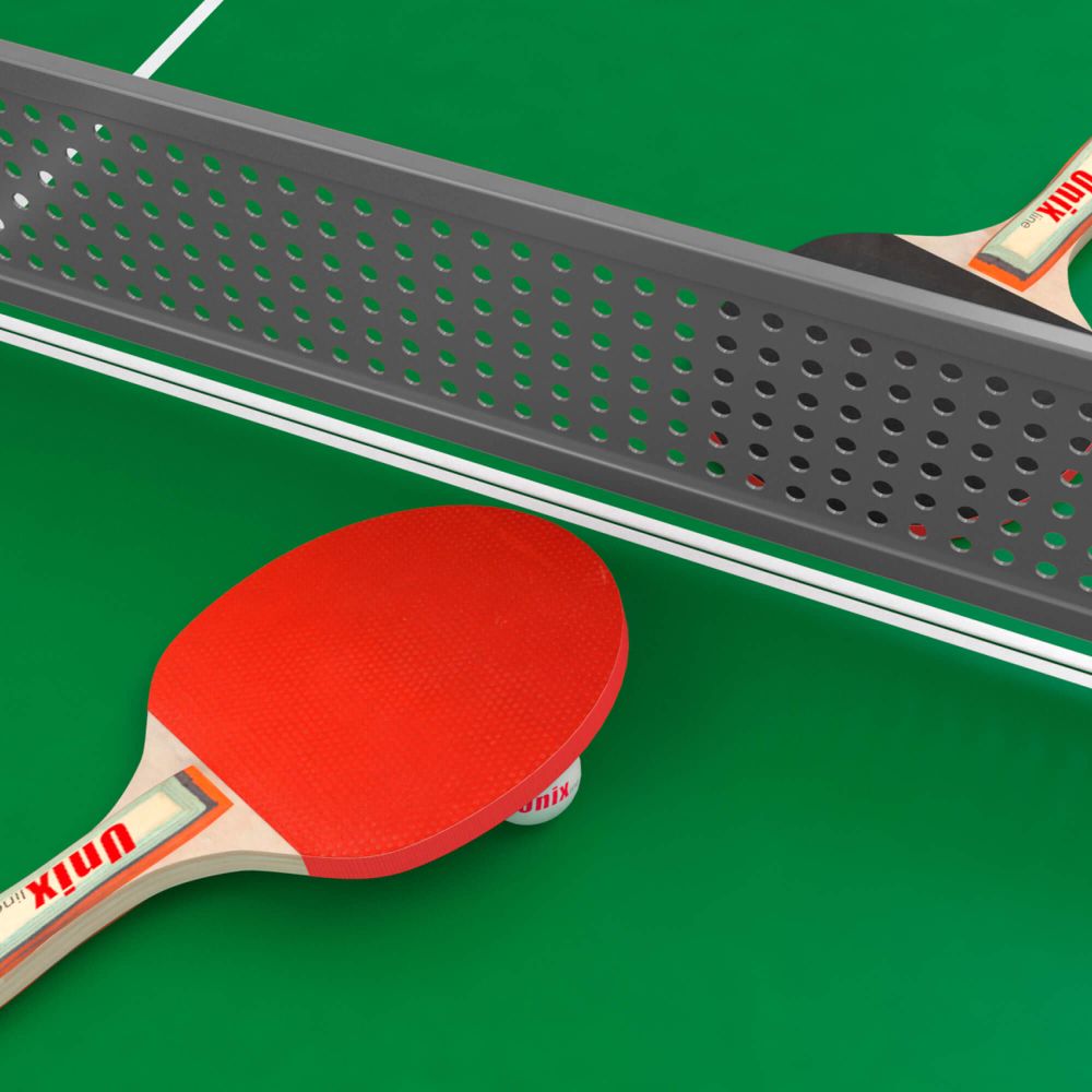 Фотографии Антивандальный теннисный стол UNIX Line 14 mm SMC зеленый, серый