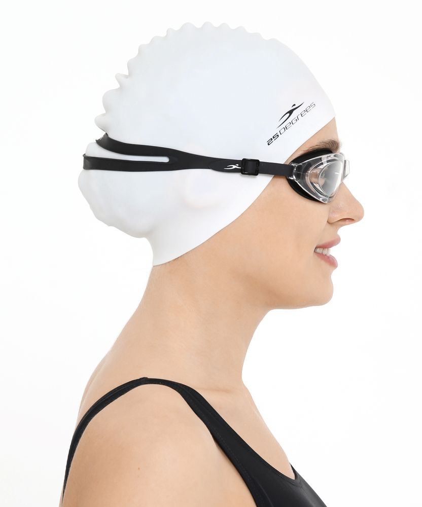 Фотографии Шапочка для плавания Nuance White, силикон