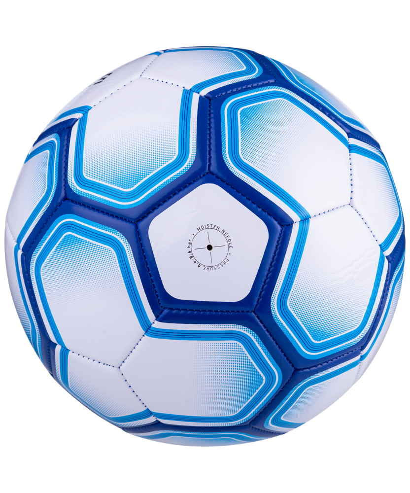 Фотографии Мяч футбольный Intro №5, белый/синий