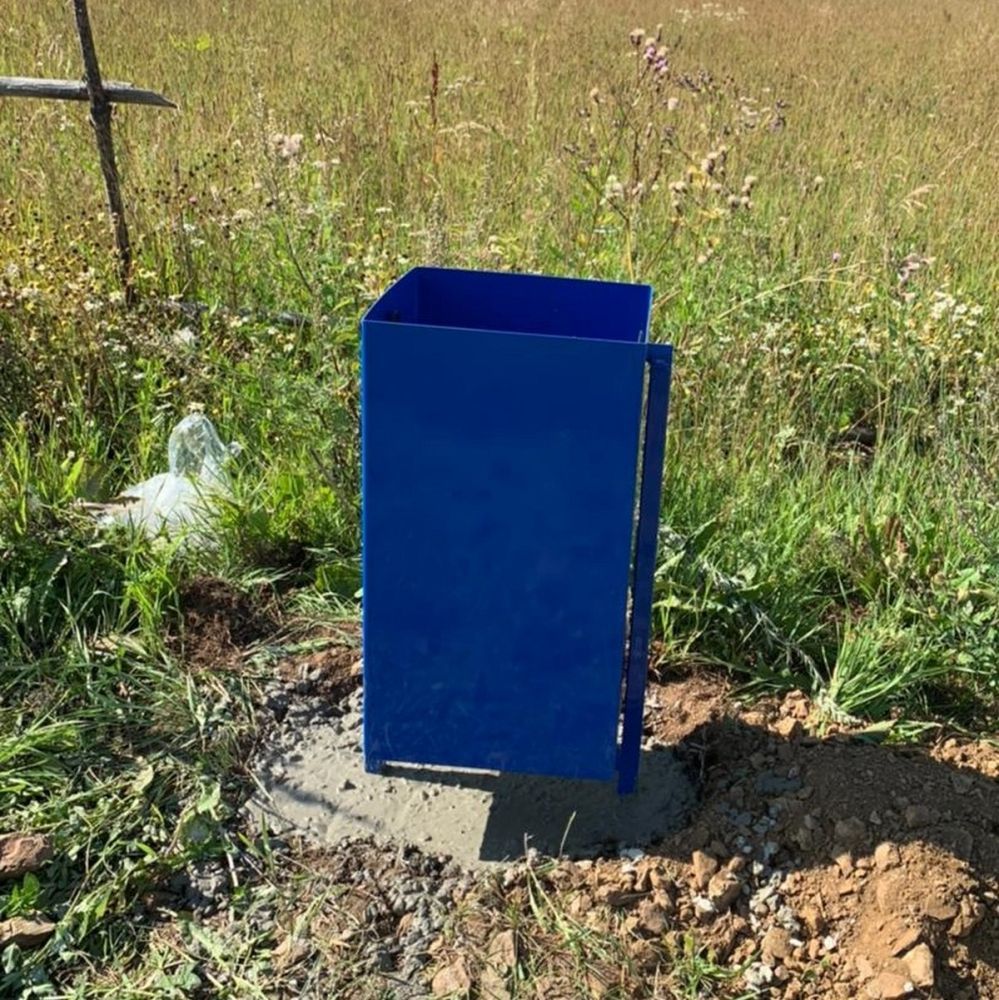 Фотографии Урна для мусора прямоугольная 37х25х65см